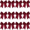12 Pieces Buffalo Plaid Bows Burlap Decorative Bow Velvet Bows for Wreaths for Halloween Christmas Tree Party Decoration(Red and Black,4 x 4 Inch)